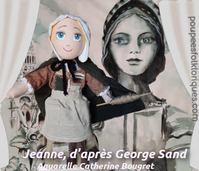 Poupée  Jeanne de George Sand