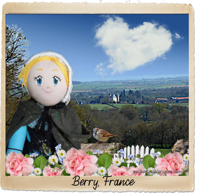 Carte souvenir du Berry, France, gratuite