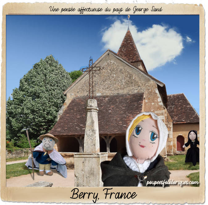  E-cartes gratuites à envoyer Souvenir du Berry, France, Nohant-Vic