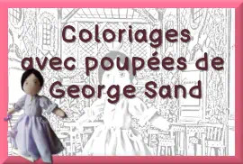 Coloriages George Sand gratuits